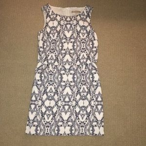 Banana Republic Two-Tiered Diamond Patterned Dress